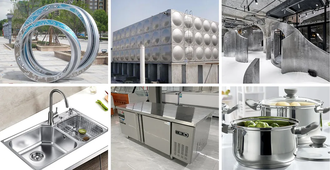 Fabrika Özel Yüzey Sıcak Çelik 2b Ba No. 4 Hl 8K 201 304 316 316L 310S 2507 1