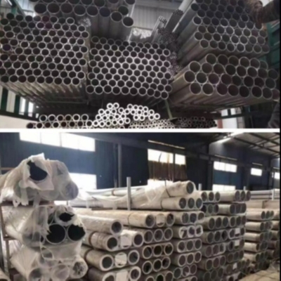 satın al 6061 6063 Alüminyum Alaşımlı Boru Ekstrüde Yuvarlak / Dikdörtgen 610mm online manufacture