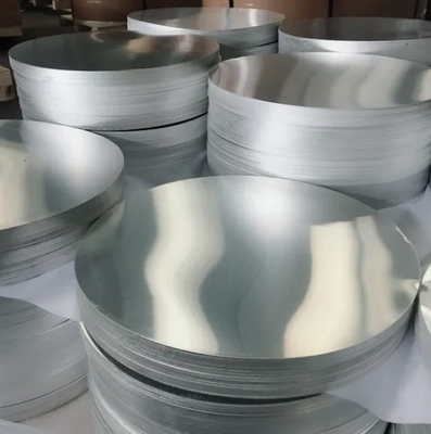 satın al 1050 1060 1100 3003 1070 8011 Yuvarlak Alüminyum Çember Tabak 0.15mm-500mm Yemek malzemeleri için özelleştirilmiş online manufacture
