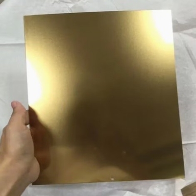 satın al Renk Altın Altın Ayna No. 4 Ba 304 316 430 Paslanmaz Çelik Plakası Dekoratif online manufacture