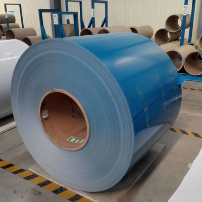 Ral Renk Kodu Galvalume Çelik Rulo Boyalı PPGL 1.2mm CGCC 1250mm Bina İçin