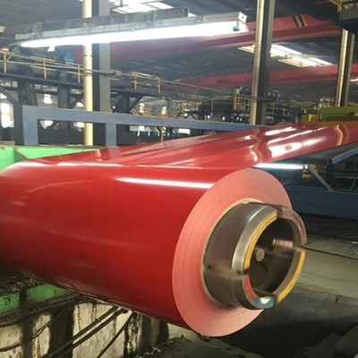 Renk Kaplı PPGL Galvalume Çelik Rulo AZ150 Aluzinc Boyalı Genişlik 762 900mm
