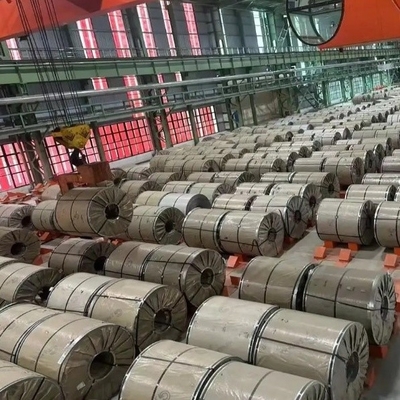 Sıcak olarak yuvarlanmış 2b Soğuktan yuvarlanmış 304 304L 304h 310S 316 316L 310S 309S 410 410s Paslanmaz Çelik Rulo Bobini